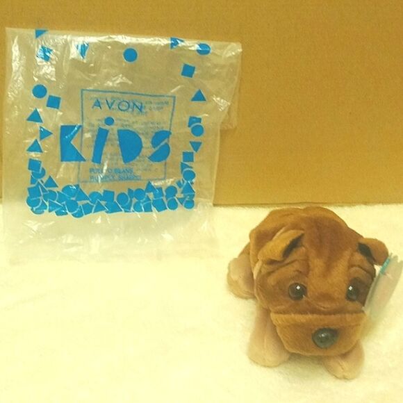 ⭐️5/$25 Avon Full O' Beans stuffed Sharpei Dog - Picture 5 of 6